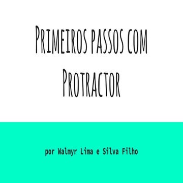 Primeiros passos com protractor - GUTS-SC
