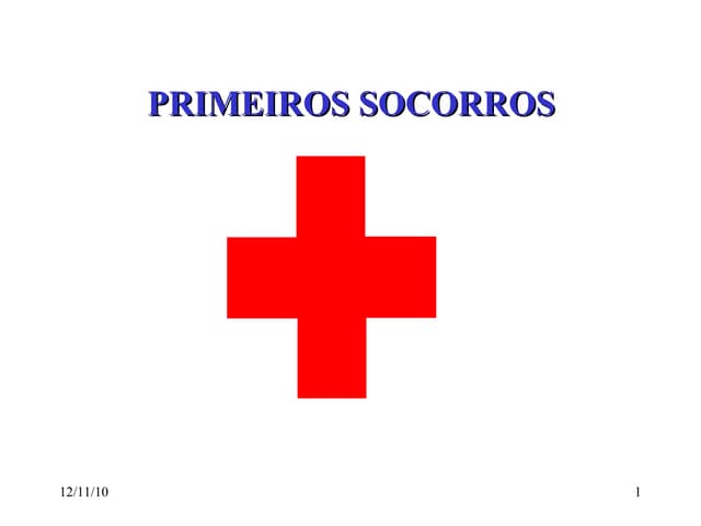 Primeiros socorros 1