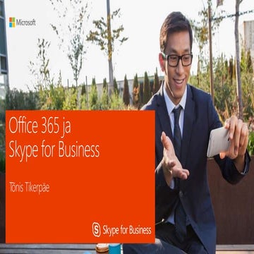 Primend Pilveseminar - Office 365 Updates & Skype For Business