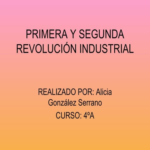 RevolucióN Industrial a través del arte