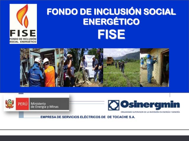 Fondo de Inclusión Social Energético (FISE) Electro Tocache