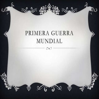 Primera guerra mundial