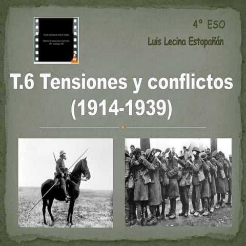 T6. Primera Guerra Mundial