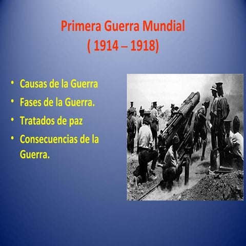 Primera guerra mundial