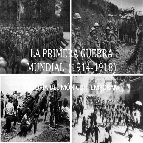 Primera guerra mundial (1914 1918)