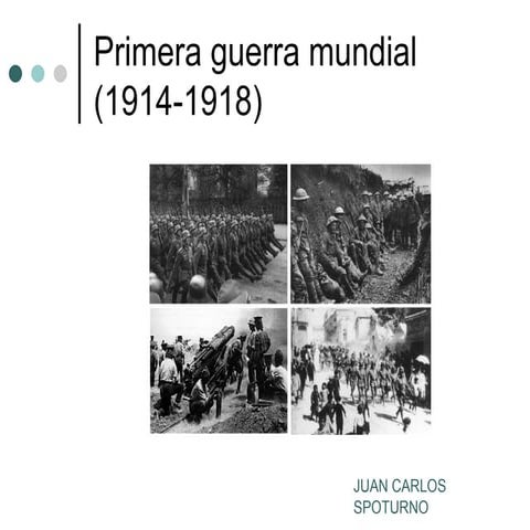 Primera guerra mundial Juan Carlos