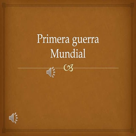 Primera guerra mundial julis