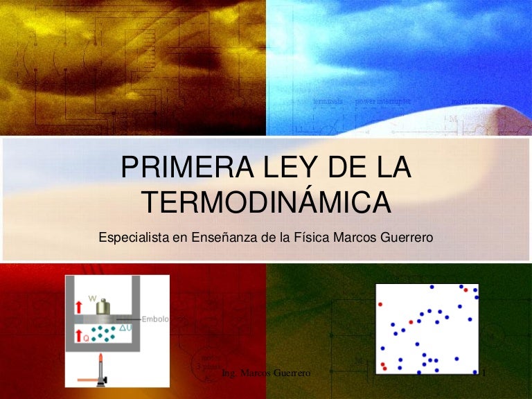 Primera ley de la termodinámica