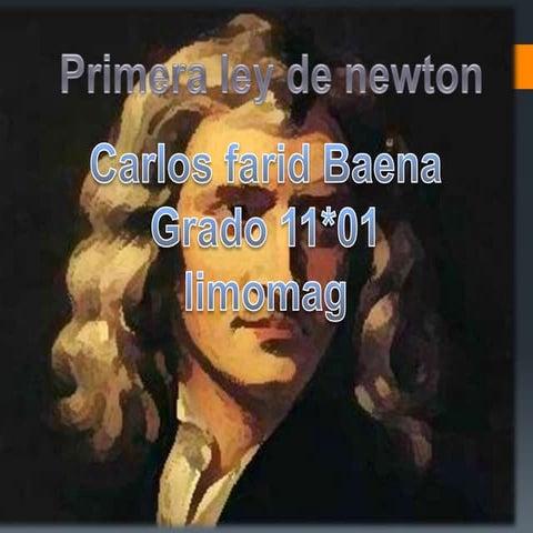 Primera ley de newton