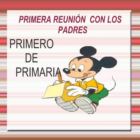 Primera reunión con padres curso 2011/12