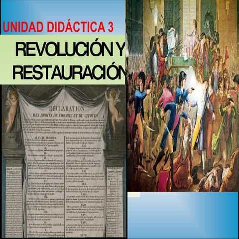 UD3: Primeras Revoluciones Liberales y Restauración