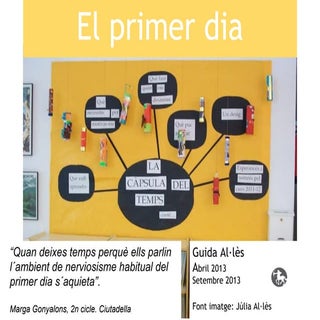 Primera setmana i clima d'aula