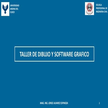 PRIMERA UNIDAD.TALLER DE DIBUJO Y SOFTWARE TECNICO | PDF