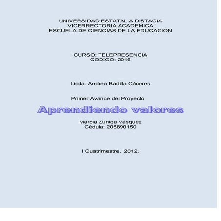 Primer avance Telepresencia