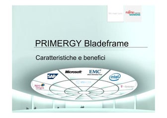 PRIMERGY Bladeframe: Caratteristiche e benefici