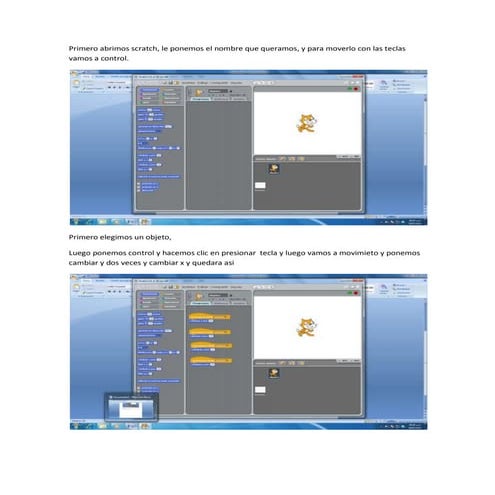 Primero abrimos scratch