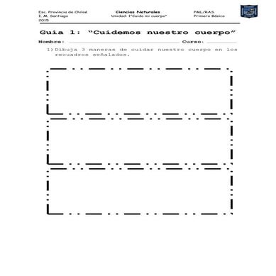 Primero básico marzo Ciencias Naturales