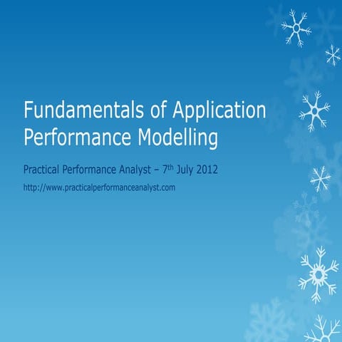 Primer on application_performance_modelling_v0.1