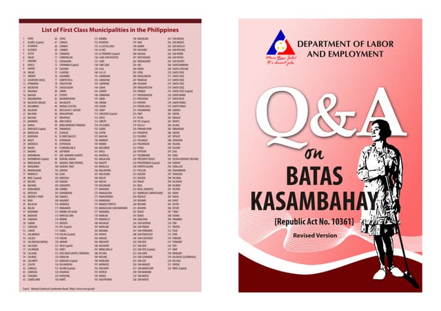 Primer on Batas Kasambahay (Updated Version)