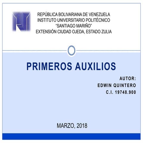 Primeros auxilios