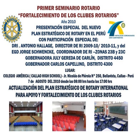 Rotary 4450 - Primer Seminario Rotario