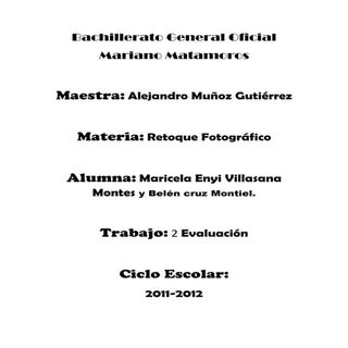 Primer trabajo de retoque fotografi...