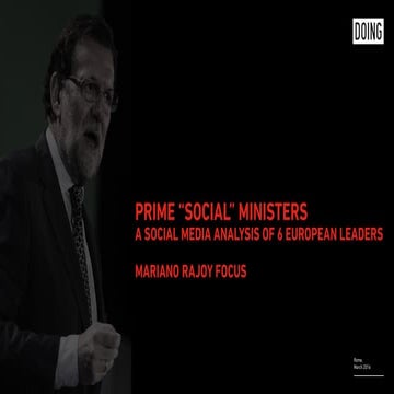 Prime "Social" Ministers - Mariano Rajoy Analysis