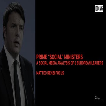 Prime "Social" Ministers - Matteo Renzi Analysis