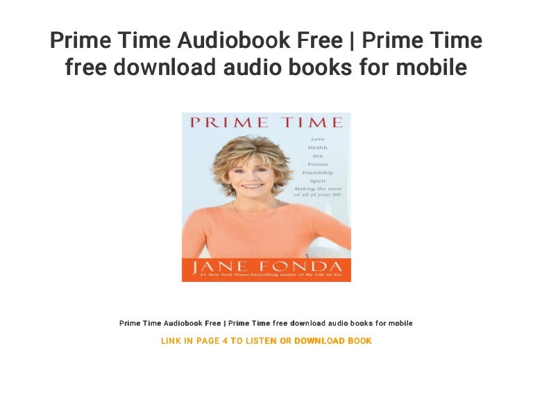 Prime Time Audiobook Free Prime Time free download audio books for