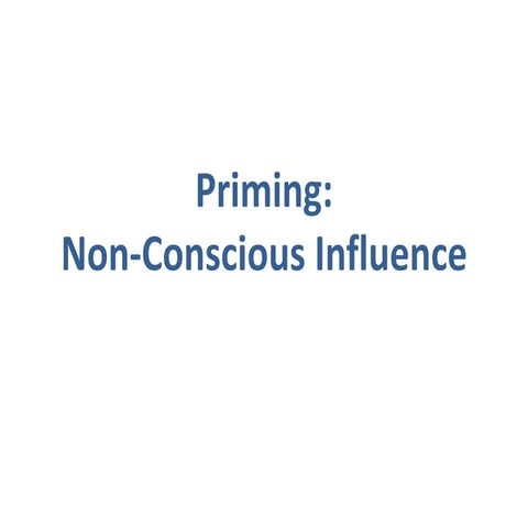 Priming