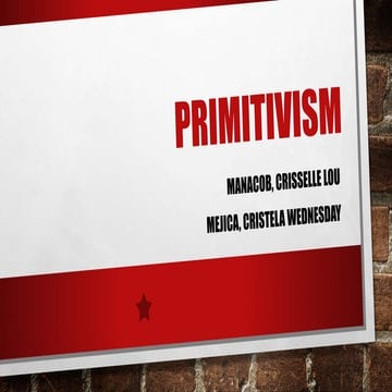 Primitivism