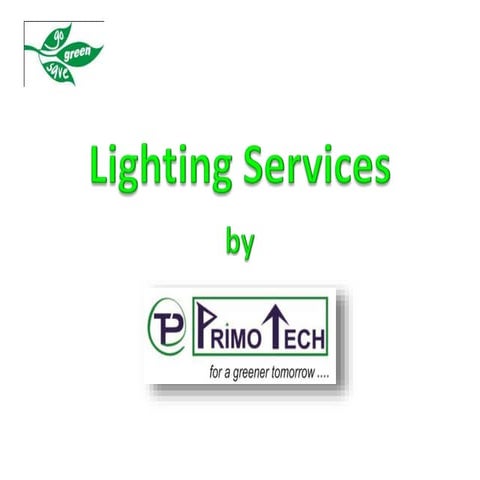 Primotech   lighting services
