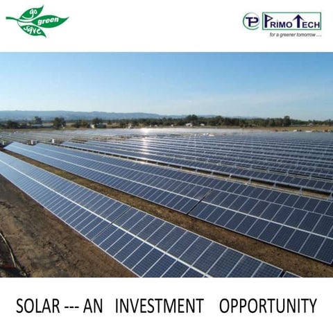 Primotech   rooftop plant investment
