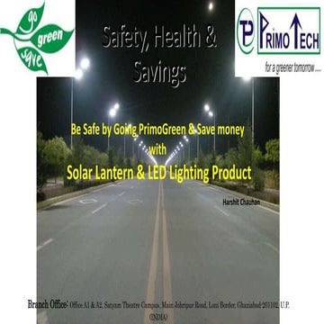 Primotech   safety health &amp; savings