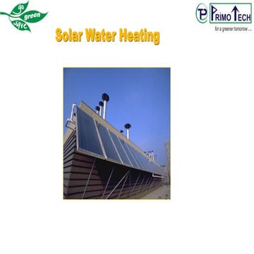 Primotech   solar water heater