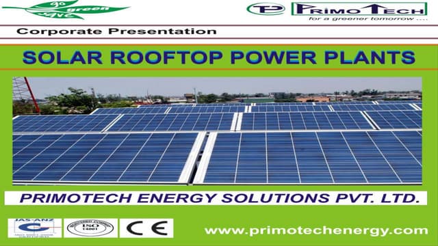 Primotech solar  projects