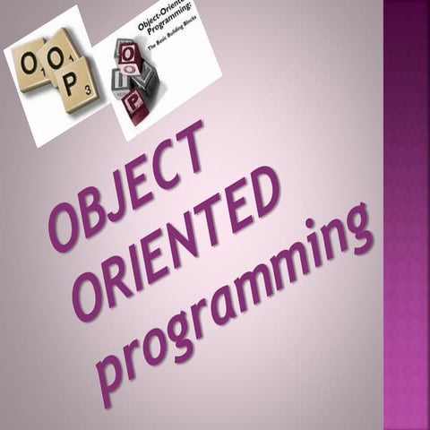 concept of oops | PPT