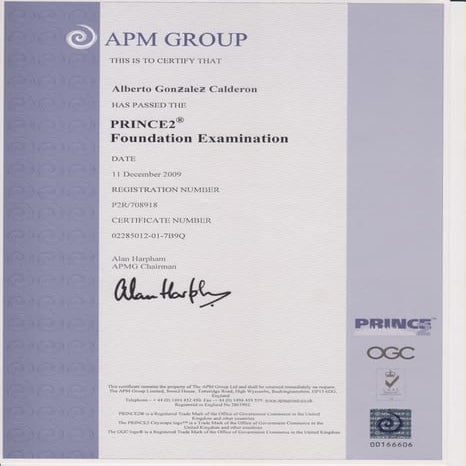 Prince2 Certification