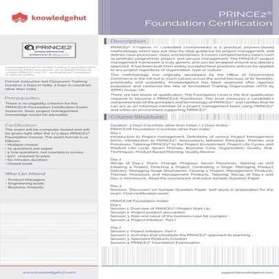 Prince2 foundation-certification