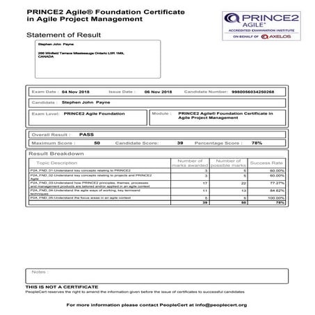 PRINCE2-Agile-Foundation日本語版対応参考書