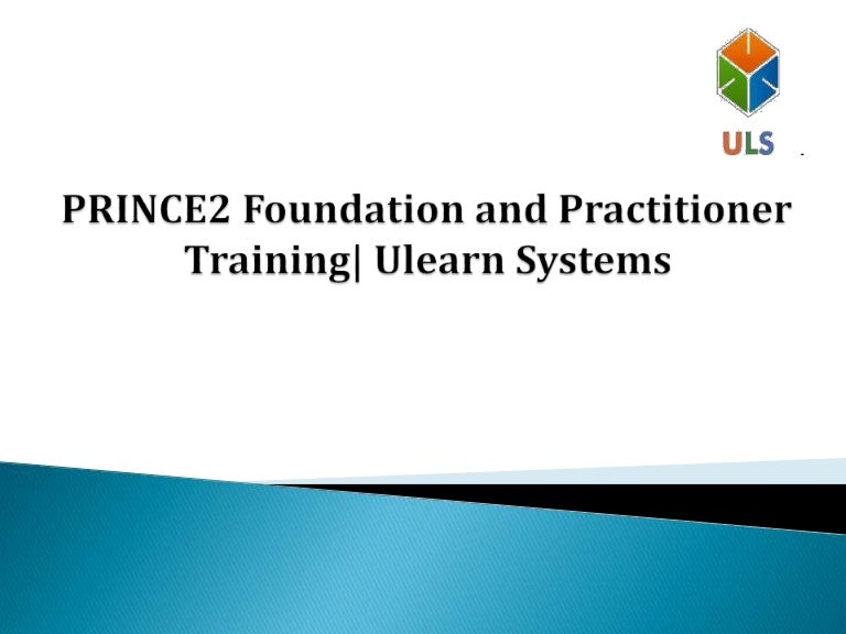 PRINCE2-Foundation勉強の資料