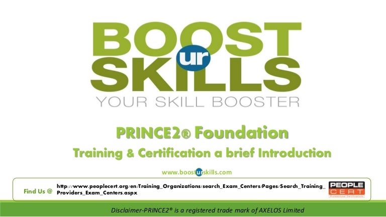 PRINCE2-Foundation Trainingsunterlagen