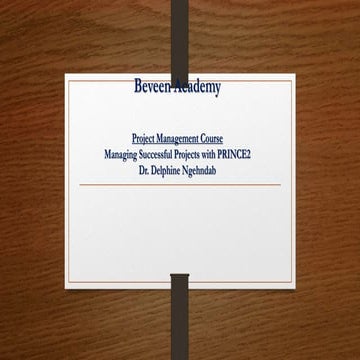 Prince 2 introduction