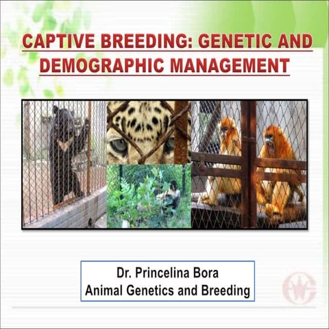 Captive Breeding: Genetic and Demographic Management