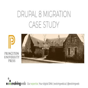Princeton University Press to Drupal 8: Migration case study by Evolving Web