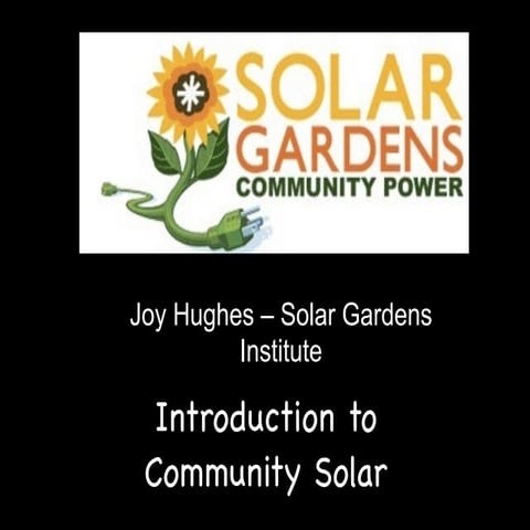 Introduction to Community Solar