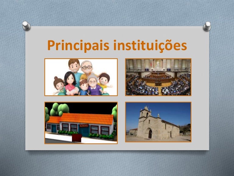 Principais instituições