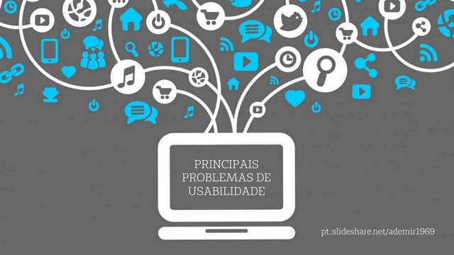 Principais problemas de usabilidade
