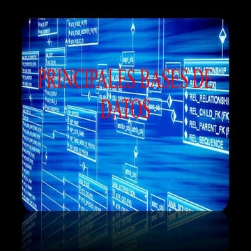 Principales base de datos