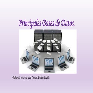 Principales bases de datos